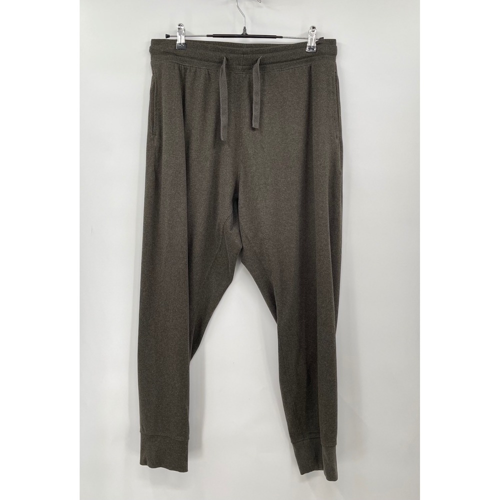 Jachs New York Tribeca Olive Green Mens Joggers Lounge Pants L